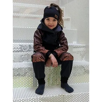 Dětský softshellový kabát Drexiss Leopard velikost 128-134