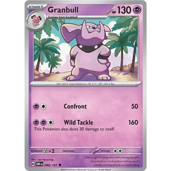 Karetní hra Pokémon TCG Granbull 088/197