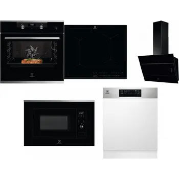 Set domácích spotřebičů ELECTROLUX KODEC75X2 + ELECTROLUX EIV634 + ELECTROLUX LFV316K + ELECTROLUX LMS2203EMX + ELECTROLUX EEM48300IX