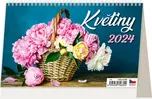 Helma365 Stolní kalendář Květiny 2024