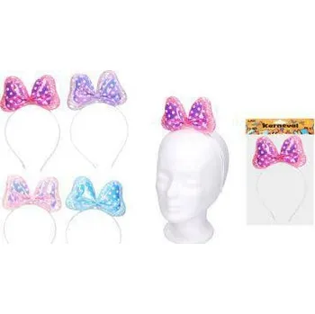 Karnevalová maska Wiky Set karneval - čelenka s mašlí