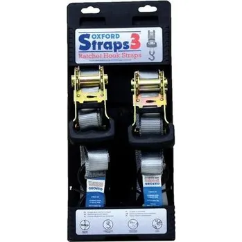 Popruhy Straps 3 nastavitelné a zesílené, OXFORD (šedé, šířka 25 mm)