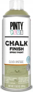 Barva ve spreji Pinty Plus Chalk Finish křídová barva ve spreji 400 ml Vintage Olive