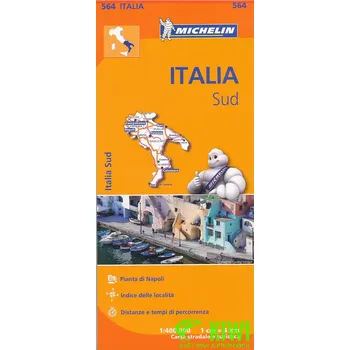 Michelin mapa Italia sud (jižní Itálie) 1:400 t.