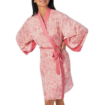 Dámský župan Dámský župan YI2122673 růžový s potiskem - DKNY M