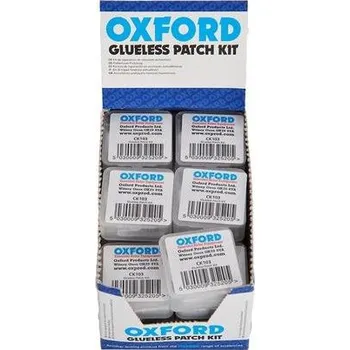 Opravná sada se záplatami pro cyklo pneu, mopedy a malé moto, OXFORD (obchodní balení 24 sad)