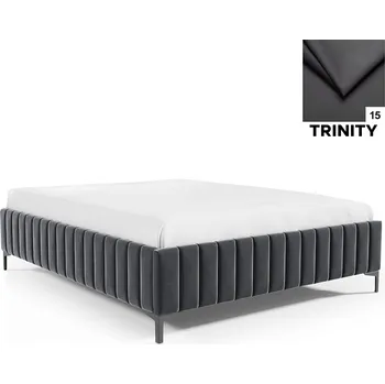 Postel Eka Čalouněná postel CARLO 180x200 cm Barva látky Trinity: (2311) Fialová, Úložný prostor: Bez úložného prostoru