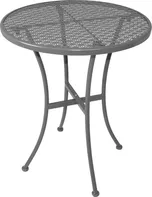 Bolero Bistro stůl s ocelovým výpletem kulatý 60 cm šedý