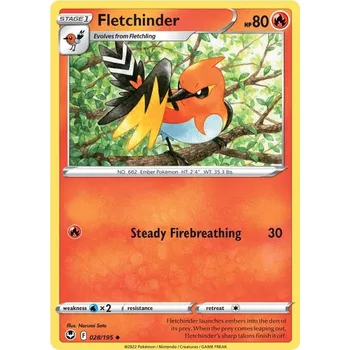 Karetní hra Fletchinder 028/195 - Silver Tempest Typ karty: Non-Holo