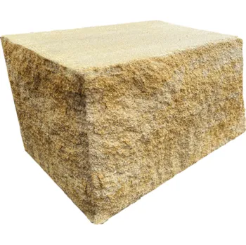 Zahradní obrubník DITON Tvárnice Muráno 21/25 koncový 3/4 kámen 360x250x210 mm sabia