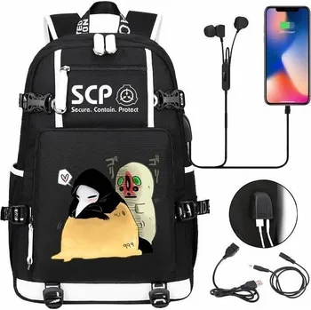 Sportovní batoh Unisex vodotěsný batoh s USB nabíječkou - 004