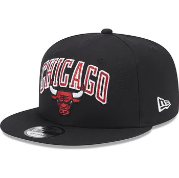 Kšiltovka kšiltovka New Era 9FI Patch NBA Chicago Bulls - Black/Faded Red S/M
