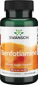 Swanson Benfotiamine 80 mg 120 cps.