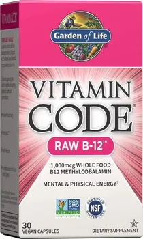 Garden of Life Vitamin Code Raw B12 30 cps.