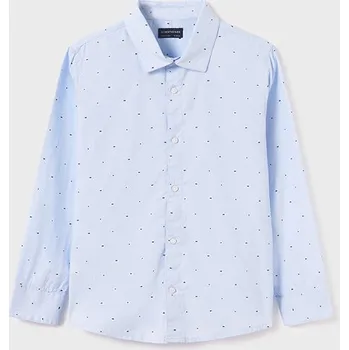 Chlapecká košile Mayoral Chlapecká společenská košile 7187 modrá barva: světle modrá, Rozměr: 152 (12 let)