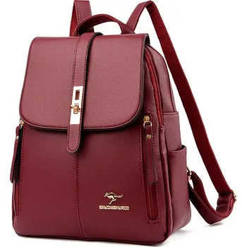 Městský batoh Elegantní batoh pro dámy Barva: Červená, Velikost: 26cm x 14cm x 32cm