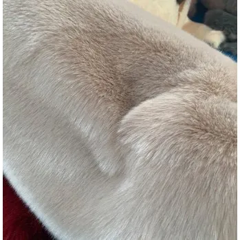 Kožich bez rukávů plyšová vesta prošívaná s páskem Barva: Khaki, Velikost: M