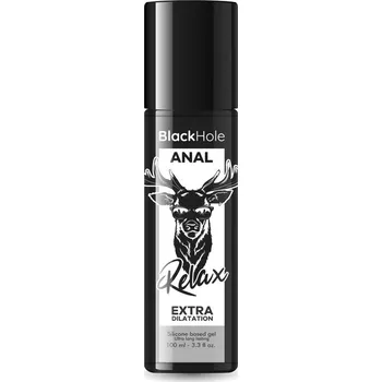 Lubrikační gel Black Hole Relax Silicone Base Gel Extra Anal Dilation 100ml