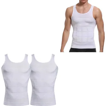 Pánské tričko Deminas | DVOJBALENÍ - Unikátní pánské kompresní tílko Varianta: XXL- biela