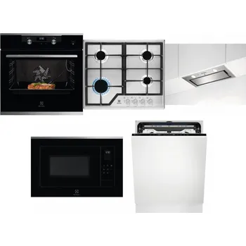 Set domácích spotřebičů ELECTROLUX KODEC75X2 + ELECTROLUX KGS6426SX + ELECTROLUX LFG716X + ELECTROLUX LMS4253TMX + ELECTROLUX EEM69410L