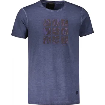 Pánské tričko Pánské triko ALTISPORT BARRY TMAVĚ MODRÁ S