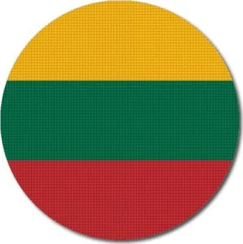 Vlajka Pelisport Litevská vlajka kulatá tisk ø 45 mm