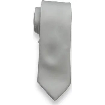 Kravata Fashion Pánská bílá kravata 01 Barva: Bílá