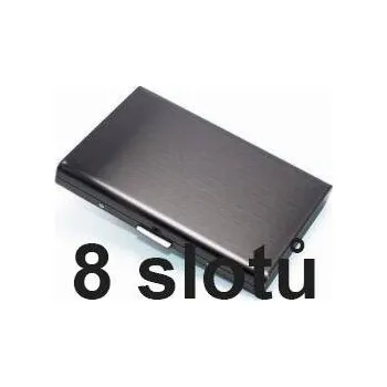 Peněženka Multifunkční minimalistická peněženka - 8 černých karet