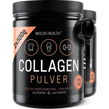 WoldoHealth Hovězí kolagen 100%, 2x 500 g