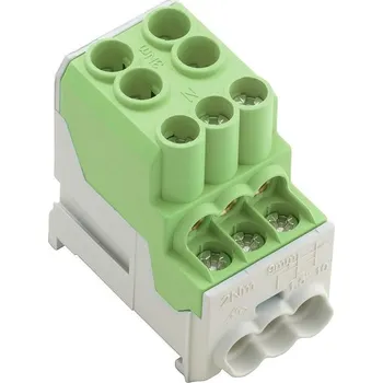 Rozvaděč WEIDMÜLLER Svorka Weidmuller WPD 100 2X25/6X10 GN 1561930000