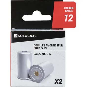 Příslušenství pro sportovní střelbu SOLOGNAC Tlumící nábojnice ráže 12 ŠEDÁ