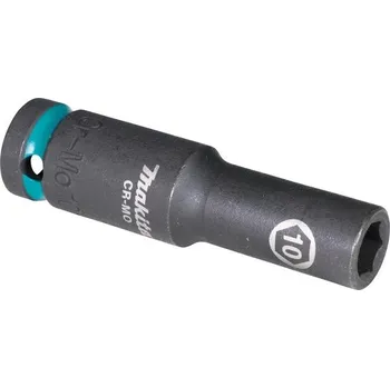 Bit Nástrčná hlavice - nástrčný klíč prodloužený Makita Impact BLACK - vel.10, 81.5mm, 1/2" (E-16411)