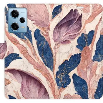 Pouzdro na mobilní telefon Flipové pouzdro iSaprio - Old Leaves 02 - Xiaomi Redmi Note 12 Pro 5G / Poco X5 Pro 5G