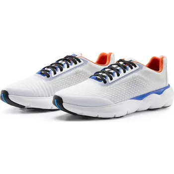 Pánská běžecká obuv KALENJI Pánské běžecké boty JOGFLOW 500.1 39 BÍLÁ|MODRÁ|ORANŽOVÁ