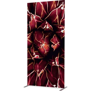 Potištěná látková dělící stěna Deco 100-200 Cactus Červená ECO