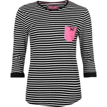 Dámské tričko dámské tričko CDM - STRIPE - S (Cdm Patch Pocket Top)