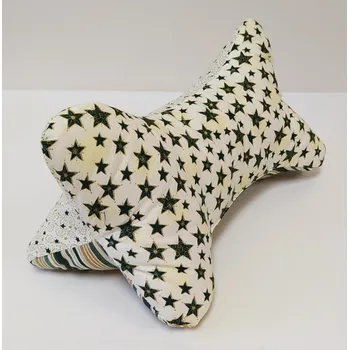 Polštář Relaxační kost vánoční zelená hvězda