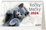 Helma365 Stolní kalendář Kočky/Mačky…