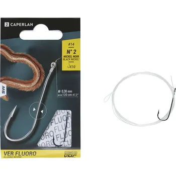 Rybářský háček CAPERLAN Háček s očkem a návazcem SN Fluoro Vers na mořský rybolov 4