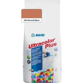 Průmyslové lepidlo Mapei ULTRACOLOR PLUS 145 TERRA DI SIENA Hydrofobní spárovací tmel 2KG 6014528AU