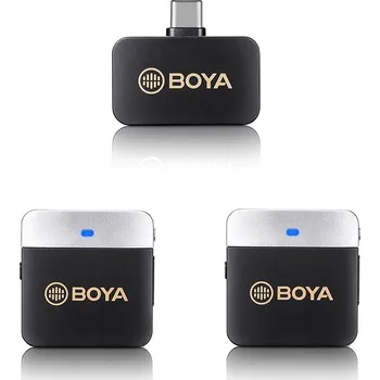 Mikrofon Boya BY-M1V4 pro Android smatphony USB-C, dvoukanálový