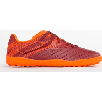 Kopačky KIPSTA Kopačky Agility na suchý zip 140 TF vínovo-oranžové 31 ORANŽOVÁ|ČERVENÁ