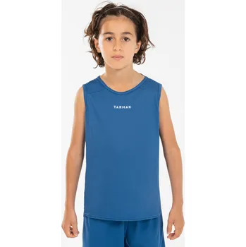 Pánské tričko TARMAK Dětský basketbalový dres T100 modrý 7 LET MODRÁ