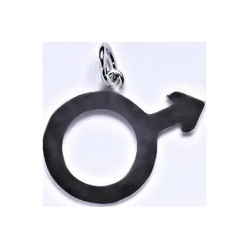 Přívěsek Stříbrný přívěsek symbol muž - P154 (Stříbrný přívěsek symbol muž)