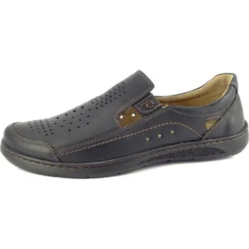 Pánské polobotky Mateos letní obuv černá 672, velikost 41