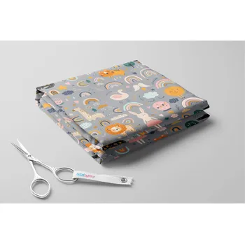 Dětská postýlka Lycra exclusive, Dětská postýlka Barva: Světle šedá