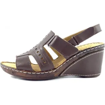 Dámské sandále Eveline obuv SSL 494 hnědá, velikost 38