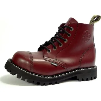 Dámská zimní obuv Steel boty 6 dírek 127/128/O/ FULL bordó, velikost 39