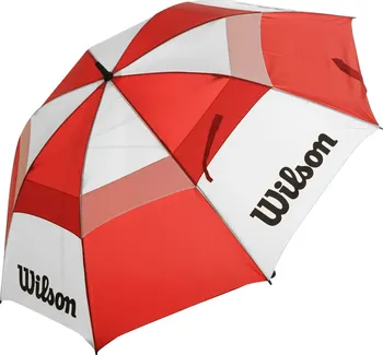 Deštník Wilson Double Canopy 62" červený/bílý