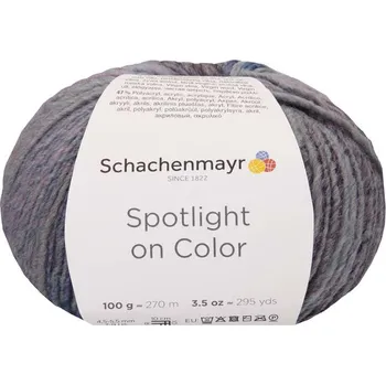 Příze Schachenmayr Spotlight on Color 87 Šedá (Směsová příze Spotlight on Color 87 Grey)